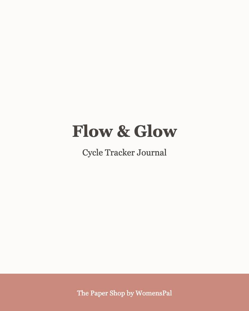 Flow & Glow — Cycle Tracker Journal