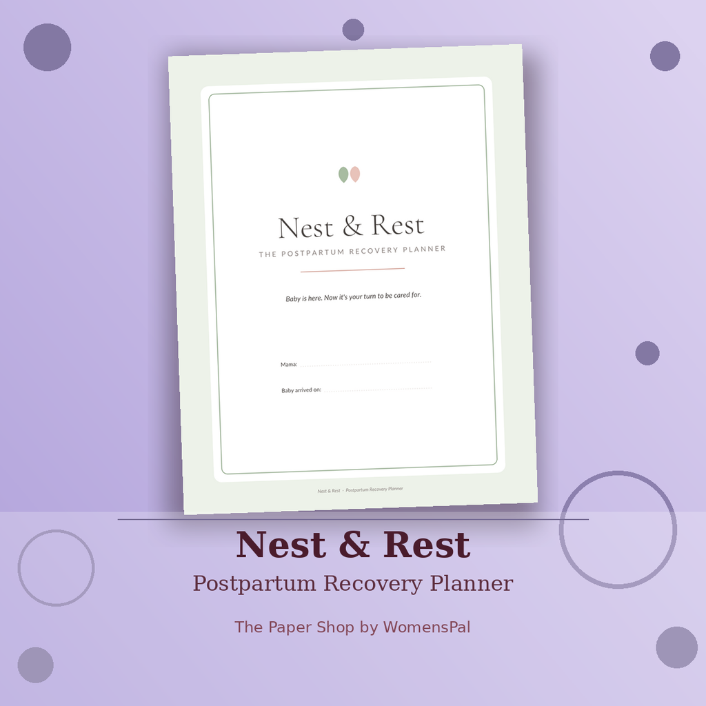 Nest & Rest — Postpartum Recovery Planner